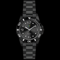 Load image into Gallery viewer, ICC Dive Watch in black carbon with a matte finish, featuring a durable design and iconic Michael Sword symbol.
